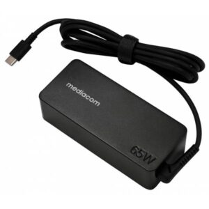 Mediacom MD-A180 Alimentatore per Notebook Universale 65W 20V USB-C - immagine 1