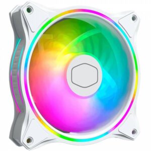 Cooler Master MasterFan MF120 Halo White Edition ARGB Ventola PWM 120mm - immagine 1