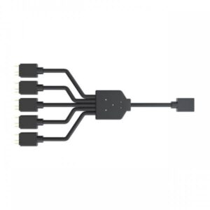 Cooler Master Cavo Splitter ARGB 1-5 Nero - immagine 1