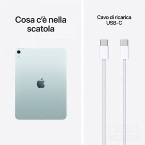 Apple iPad Air 11 M4 128GB 11" Wi-Fi iPadOS 26 Blu - immagine 2