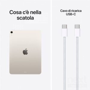 Apple iPad Air 11 M4 128GB 11" Wi-Fi iPadOS 26 Galassia - immagine 3