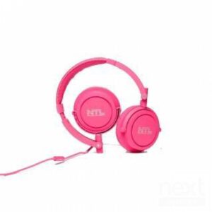 NTL Matt Cuffie DJ Con Microfono Padiglione Ruotabile 40mm Jack 3.5mm Magenta - immagine 2