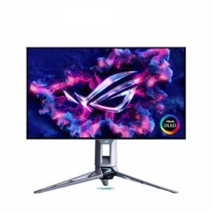 ASUS ROG Swift OLED PG27AQWP-W Monitor 26.5" WOLED 540Hz QHD / 720Hz Full HD 0,02ms Pivot Hub USB 2*HDMI/DisplayPort - immagine 1