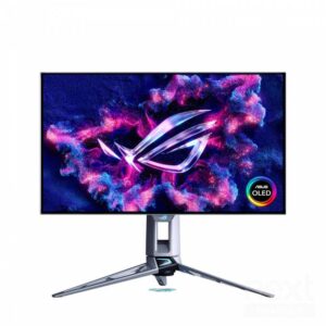 ASUS ROG Swift OLED PG27AQWP-W Monitor 26.5" WOLED 540Hz QHD / 720Hz Full HD 0,02ms Pivot Hub USB 2*HDMI/DisplayPort - immagine 2