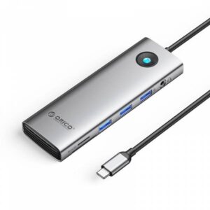 Orico PW11-10P Docking Station USB-C to 3*USB3.0/USB-C/HDMI/VGA/SD/TF/GLAN - immagine 1