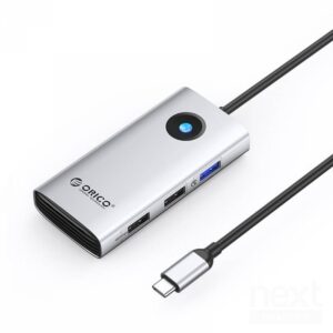 Orico PW11-5P Docking Station USB-C to USB/USB-C/HDMI Argento - immagine 2