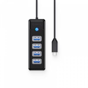 Orico PW4U-C3 HUB USB-C to 4*USB Nero - immagine 4