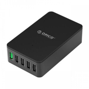 Orico QSE-5U-EU-BK Caricabatteria da Parete 40W 5*USB-A - immagine 1