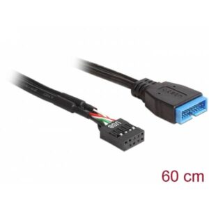 Digitus Cavo Interno IDC 10 Poli Femmina a USB3.0 Maschio 60cm - immagine 1