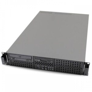 AIC Rack 2U 4*5.25 + 1*3.5" No-Power E-ATX/SSI EBB Low Profile Nero - immagine 1