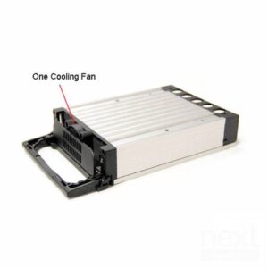 ELS Bay interno 5.25" per HDD 3.5" Sata/Sas - Nero - immagine 4