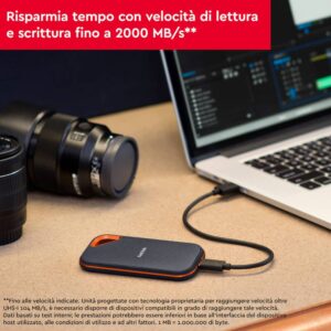 Sandisk Extreme PRO Storage Esterno SSD 1TB USB-C 2000/2000MB/s - immagine 5