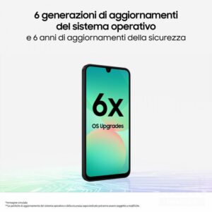 Samsung Galaxy A26 256GB 6.7" 5G Dual-Sim Android 15 Black - immagine 6