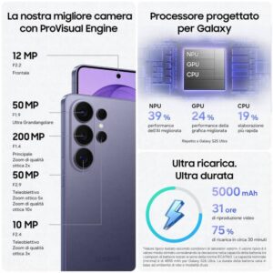 Samsung Galaxy S26 Ultra 1TB 6.9" 5G Dual-Sim Android 16 Cobalt Violet - immagine 4