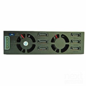 ELS SS-60WM bay Interno 5.25" per 6 x 2.5" SATA Nero - immagine 4
