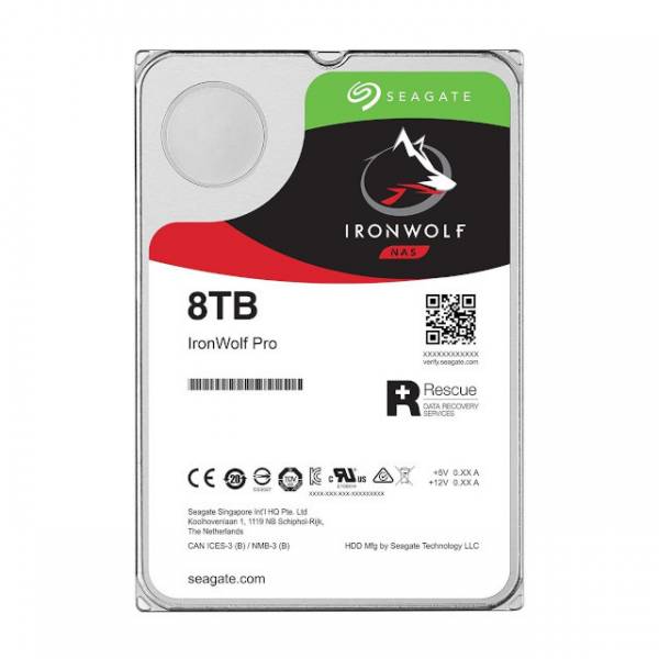 Seagate IronWolf HDD NAS 8TB 256MB 7200rpm SataIII 3.5"
