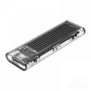 Orico TCM2-C3 Box Esterno SSD Enclosure M.2 NVME USB Type-C Trasparente-Nero - immagine 2