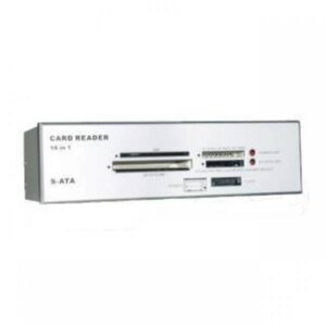Techsolo TCR-1630 Cardreader 16in1+Sata Bianco 5.25" USB2.0 - immagine 1