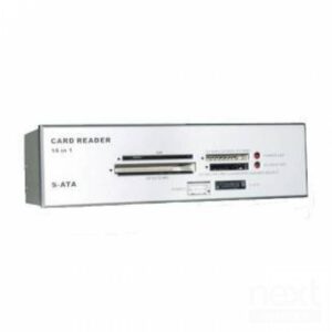 Techsolo TCR-1630 Cardreader 16in1+Sata Bianco 5.25" USB2.0 - immagine 2