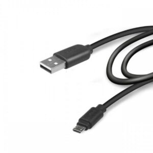 SBS Cavo dati USB 2.0 a MICRO USB, Spiralato 1m, Nero - immagine 1