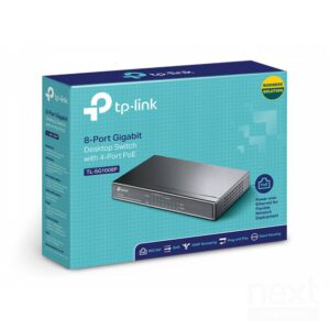 TP-Link TL-SG1008P Switch Unmanaged PoE Gigabit Ethernet 8 Porte - immagine 5