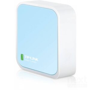 TP-Link TL-WR802N Nano Router Wireless 300Mbps Single-Band Bianco e Azzurro - immagine 2