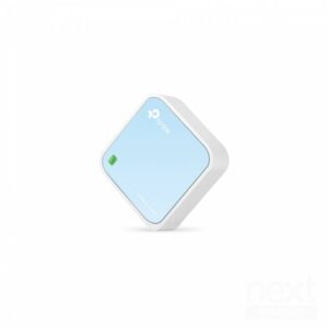 TP-Link TL-WR802N Nano Router Wireless 300Mbps Single-Band Bianco e Azzurro - immagine 4
