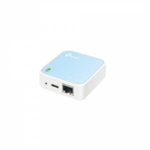 TP-Link TL-WR802N Nano Router Wireless 300Mbps Single-Band Bianco e Azzurro - immagine 5