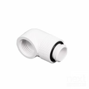 Barrow TWT90-V2.5 Raccordo 90 ruotabile G1/4" M/F Bianco - immagine 3