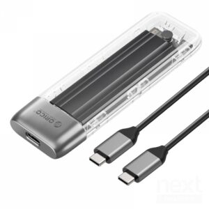 Orico TXM2-C3 Box Esterno SSD Enclosure M.2 NVME USB Type-C Trasparente - immagine 2