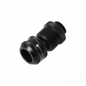 Barrow TYKN-K16 Connettore Fitting Dritto Tubo Rigido 16mm Nero - immagine 3
