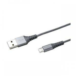 Celly Nylon Cavo USB2.0 to MicroUSB 1m Silver - immagine 1
