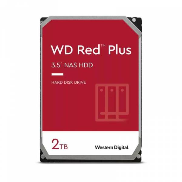 Western Digital Red Plus WD20EFPX, 3.5", 2 TB, 5400 Giri/min