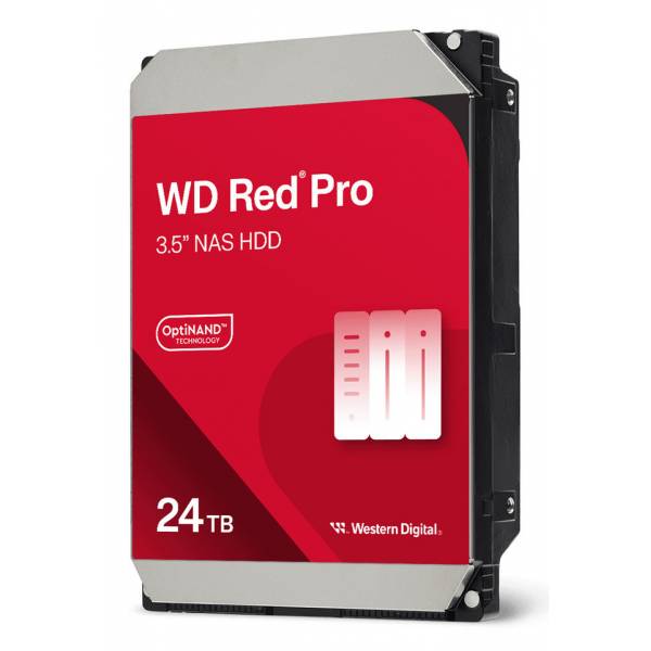 Western Digital HDD 24TB WD Red Pro 512MB 7200RMP SataIII 3.5"