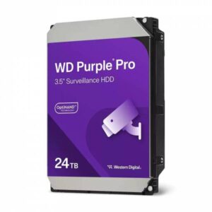 Western Digital HDD 24TB WD Purple Pro Smart Video 512MB 7200RPM SataIII 3.5" - immagine 1