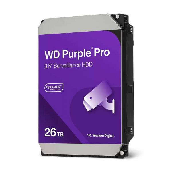 Western Digital HDD 26TB WD Purple Pro Smart Video 512MB 7200RPM SataIII 3.5"