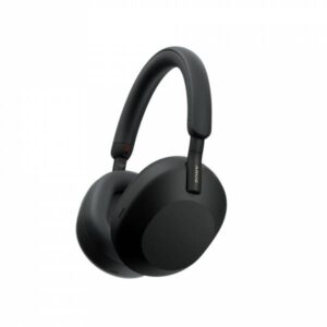 Sony WH-1000XM5SA Cuffie con Microfono Bluetooth Nero + Custodia Morbida Nera - immagine 1