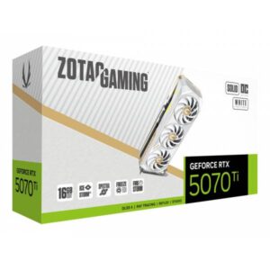 Zotac GeForce RTX 5070 Ti Solid Core OC White Edition 16GB GDDR7 DLSS4 1*HDMI/3*DisplayPort PCi Ex 5.0 16x - immagine 1