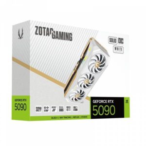 Zotac GeForce RTX 5090 Solid OC White Edition 32GB GDDR7 DLSS4 HDMI/3*DisplayPort PCi Ex 5.0 16x - immagine 1